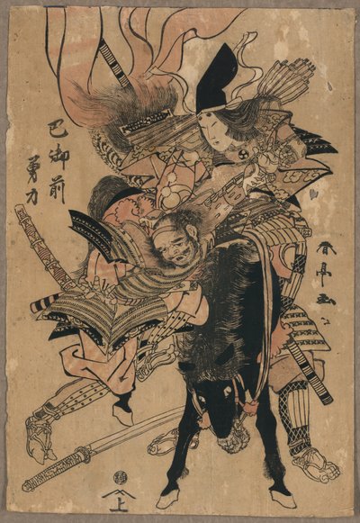 The Powerful Tomoe Gozen, c.1810 by Katsukawa Shuntei