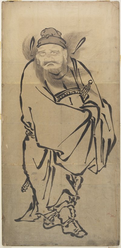 Sho_ki the Demon Queller, mid 18th-mid 19th century by Katsushika Hokusai