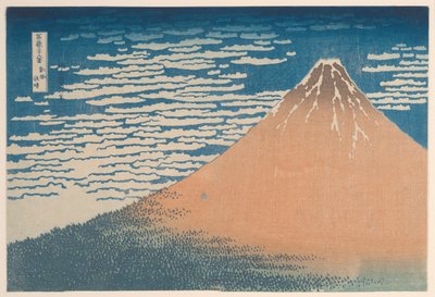 A Mild Breeze on a Fine Day (Gaifu kaisei), from the series "Thirty-six Views of Mount Fuji (Fugaku sanjurokkei)" by Katsushika Hokusai