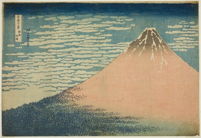 A Mild Breeze on a Fine Day, from the series "Thirty-six Views of Mount Fuji" by Katsushika Hokusai