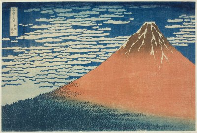A Mild Breeze on a Fine Day, from the series Thirty-six Views of Mount Fuji by Katsushika Hokusai