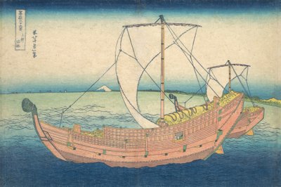 At Sea off Kazusa, from the Series Thirty-six Views of Mount Fuji, ca. 1830-32 by Katsushika Hokusai