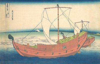 At Sea off Kazusa, from the series Thirty-six Views of Mount Fuji by Katsushika Hokusai