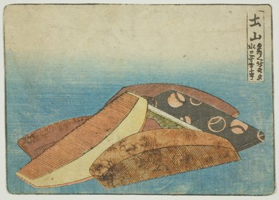 Comb Products in Tsuchiyama by Katsushika Hokusai