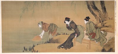 Cooling Off on a Summer Evening by Katsushika Hokusai