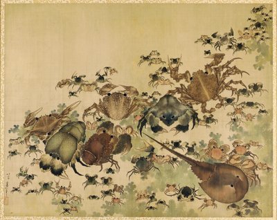 Crustaceans by Katsushika Hokusai