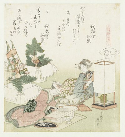 Shell Roof (Itayagai) (series title: A Comparison of Genroku Poems and Shells, Genroku kasen kaiawase) by Katsushika Hokusai