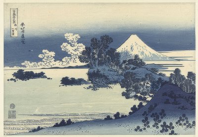 The Beach of Shichiri-ga-hama in Sagami Province by Katsushika Hokusai