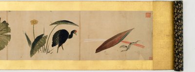 Detail of Handscroll with Miscellaneous Images, Edo Period, 1839 by Katsushika Hokusai