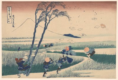Ejiri in Suruga Province, from the series "Thirty-six Views of Mount Fuji" by Katsushika Hokusai