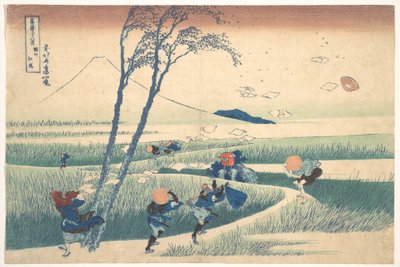 Ejiri in Suruga Province, from the Series Thirty-six Views of Mount Fuji by Katsushika Hokusai