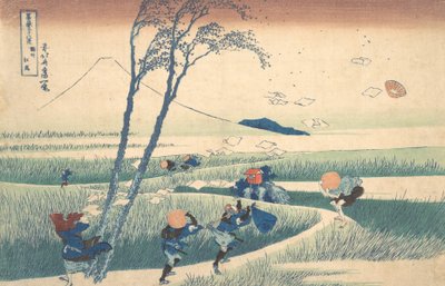 Ejiri in Suruga Province by Katsushika Hokusai