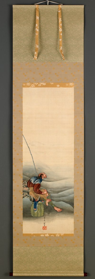 Fisherman, Edo Period by Katsushika Hokusai