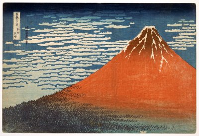 Fuji; Mountains in clear Weather; 1831; from the series 