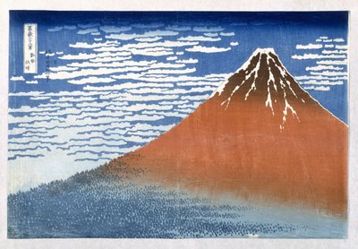 Fuji, Mountains in Clear Weather, 1831, from the series 