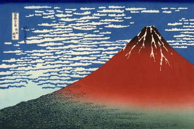Fuji, Mountains in Clear Weather, from 