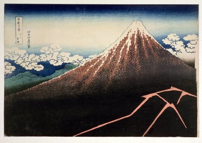 Fuji Above the Lightning, from the Series 