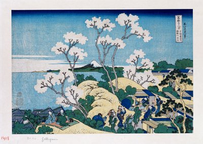 Fuji from Gotenyama at Shinagawa on the Tokaido, from the series The Thirty-Six Views of Mt. Fuji by Katsushika Hokusai