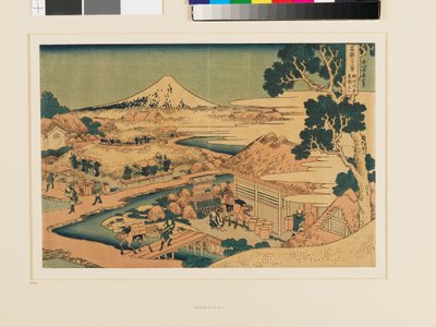 Fuji from the Tea-Fields of Katakura in Suruga by Katsushika Hokusai
