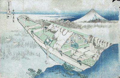 Joshu, Ushibori, Hetachi Provinces from the Series Thirty Six Views of Fuji by Katsushika Hokusai