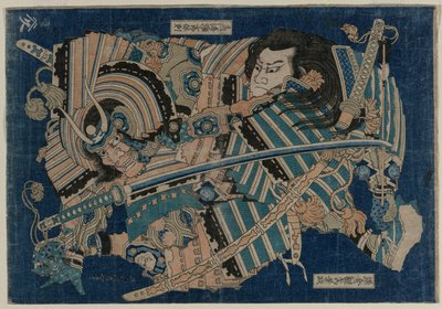 Kamakura no Gengoro Seizing Torinoumi Tasaburo by Katsushika Hokusai