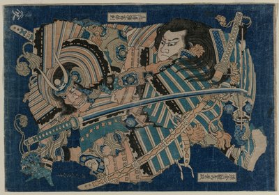 Kamakura no Gengoro Seizing Torinoumi Tasaburo by Katsushika Hokusai
