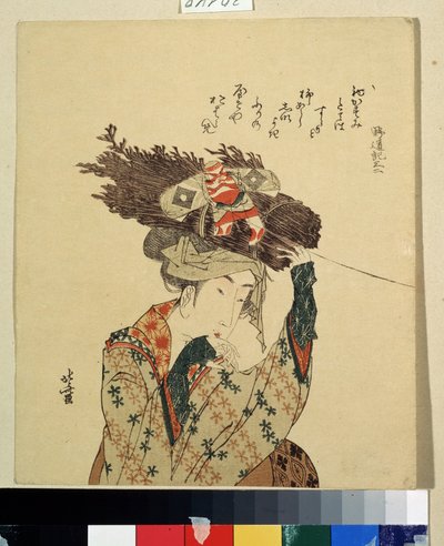 A Girl from Ohara by Katsushika Hokusai