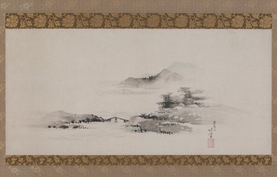 Landscape, Edo period, c.1801-02 by Katsushika Hokusai