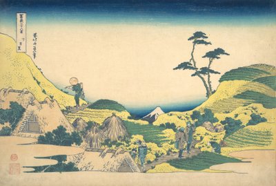 Lower Meguro Shimo Meguro, from the series Thirty-six Views of Mount Fuji by Katsushika Hokusai
