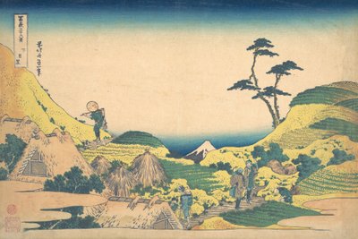 Lower Meguro from the Series Thirty-six Views of Mount Fuji by Katsushika Hokusai