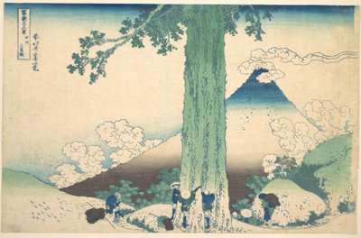 Mishima Pass in Kai Province, from the series Thirty-six Views of Mount Fuji by Katsushika Hokusai