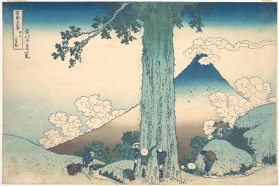Mishima Pass in Kai Province, from the Series Thirty-six Views of Mount Fuji by Katsushika Hokusai