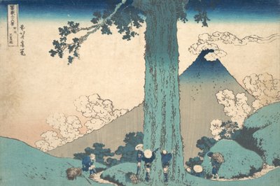 Mishima Pass in Kai Province by Katsushika Hokusai