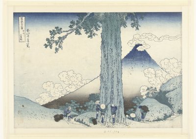 Mishima Pass in Kai Province (36 Views of Mount Fuji) by Katsushika Hokusai