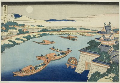 Moonlight on the Yodo River, from the series 