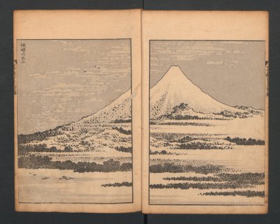Mount Fuji of the Bamboo Grove, from One Hundred Views of Mount Fuji by Katsushika Hokusai