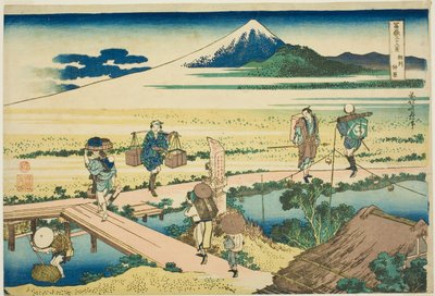 Nakahara in Sagami Province, from the series Thirty-six Views of Mount Fuji by Katsushika Hokusai