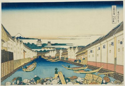 Nihonbashi Bridge in Edo, from the series 