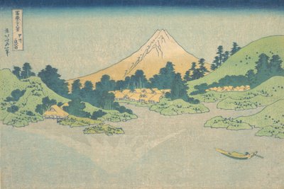 Reflection in Lake at Misaka in Kai Province, from the series, ca. 1830-32 by Katsushika Hokusai