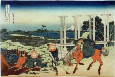 Senju in the Province of Musashi by Katsushika Hokusai