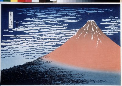 Red Fuji, from a Series 36 Views of Mount Fuji by Katsushika Hokusai