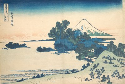 Shichirigahama in Sagami Province, from the series Thirty-six Views of Mount Fuji, ca. 1830-32 by Katsushika Hokusai