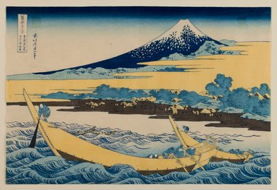 Sketch of Tago Bay near Ejiri on the Tōkaidō, from the series “Thirty-six Views of Mount Fuji” by Katsushika Hokusai