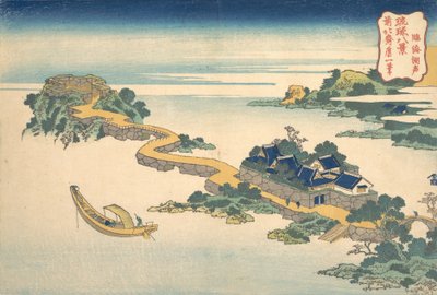 Sound of the Lake at Rinkai, from the series Eight Views of the Ryukyu, ca. 1832 by Katsushika Hokusai