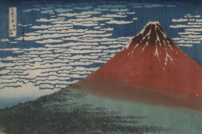 South Wind at Clear Dawn, also known as Red Fuji, from the series Thirty-Six Views of Mount Fuji by Katsushika Hokusai