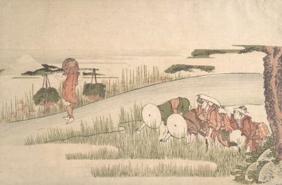 Spring in the Rice Fields by Katsushika Hokusai