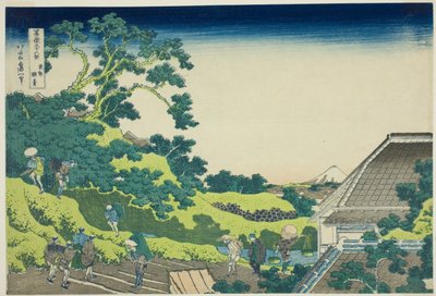 Surugadai in Edo (from the series "Thirty-six Views of Mount Fuji") by Katsushika Hokusai