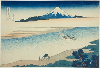 Tama River in Musashi Province, from the series "Thirty-six Views of Mount Fuji" by Katsushika Hokusai