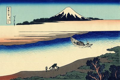 Tama River in the Musashi Province (c.1830) by Katsushika Hokusai