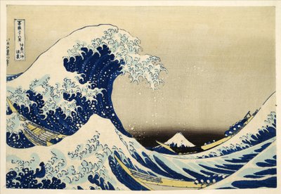 The Great Wave off Kanagawa from the Series 36 Views of Mt. Fuji; 1831 by Katsushika Hokusai
